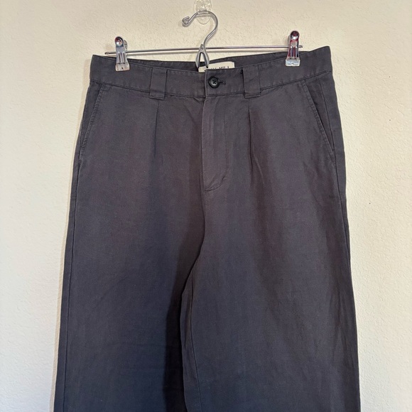 Alex Mill Madeline Pleated Wide Leg Pants - Picture 4 of 8